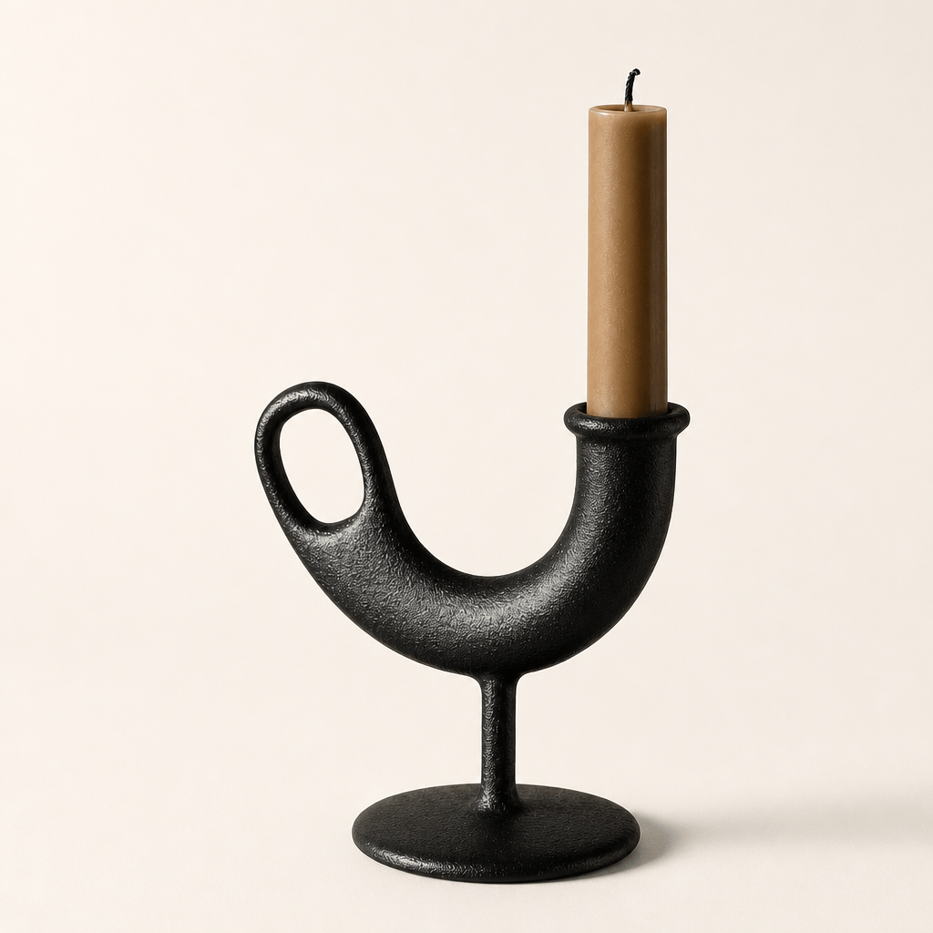 Nedre Foss Ildhane Iron Candleholder — Candle Holder