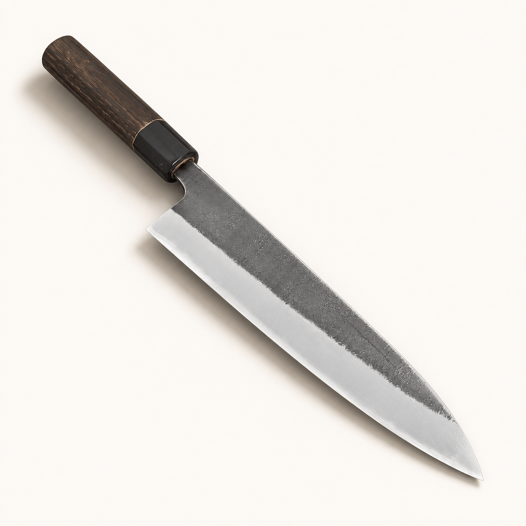 Wakui Hamono Wakui Nashiji White #2 Gyuto 210mm — Chef's Knife