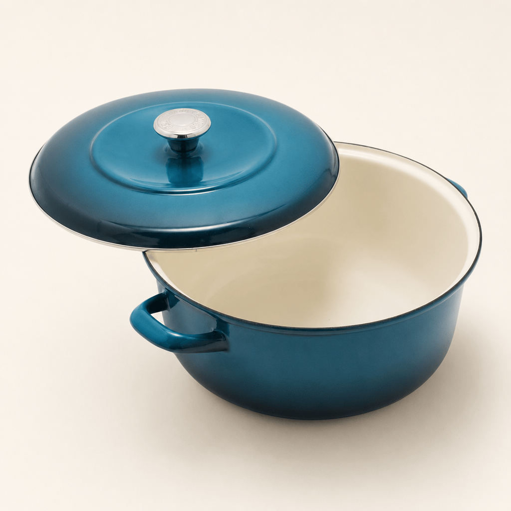 Merten & Storck Merten & Storck 1873 Enameled Iron Dutch Oven — Enameled Dutch Oven