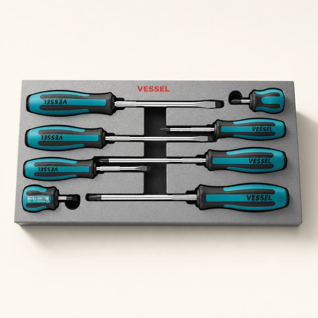 Vessel Vessel Megadora JAWSFIT 8-Piece EVA Set — Screwdriver Set