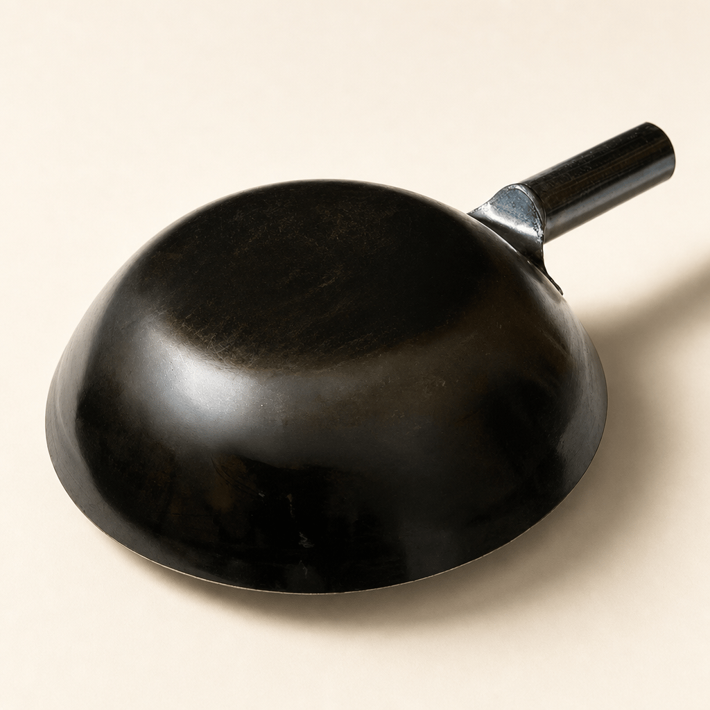 Yamada Kogyosho Yamada Kogyosho Uchidashi Hammered Steel Flat-Bottom Wok — Wok