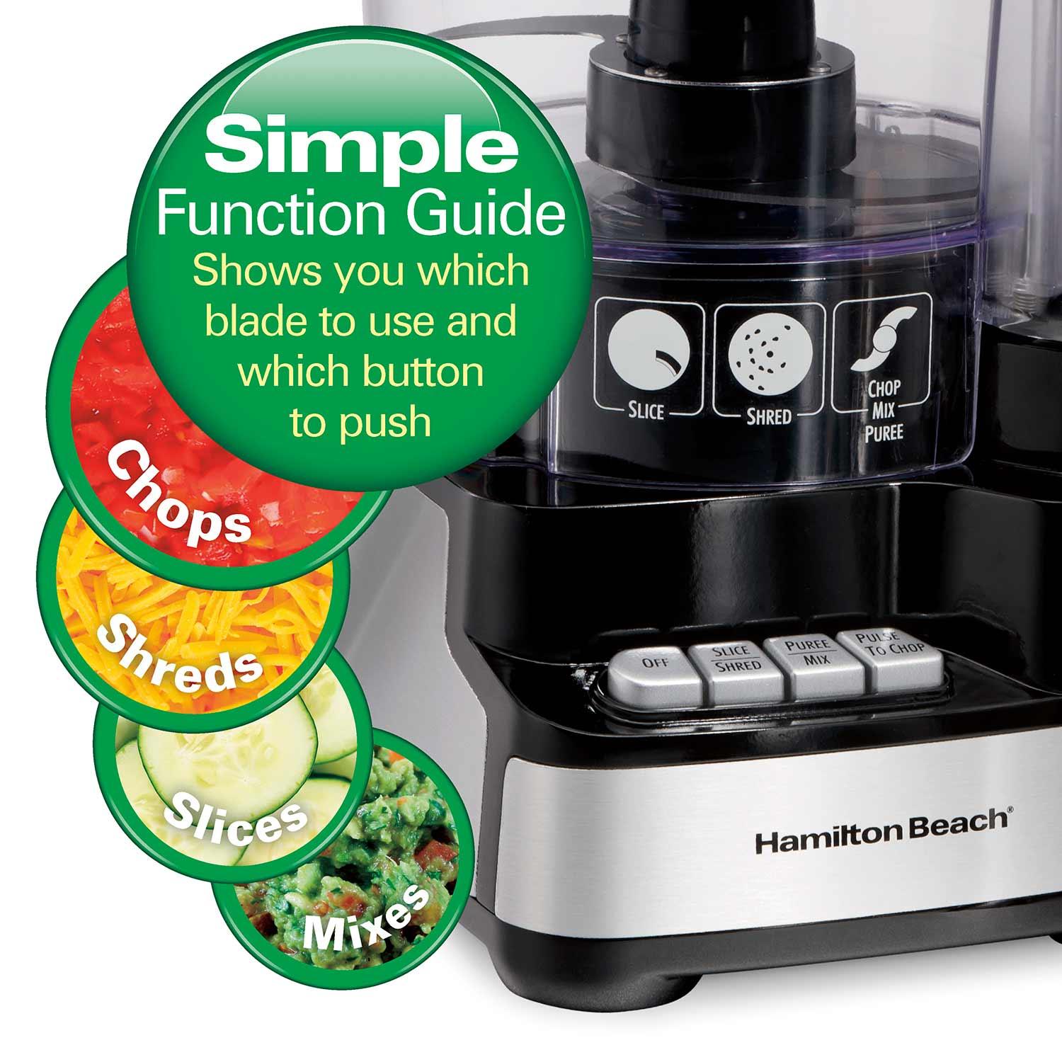 Hamilton Beach Hamilton Beach Stack & Snap 12-Cup Food Processor