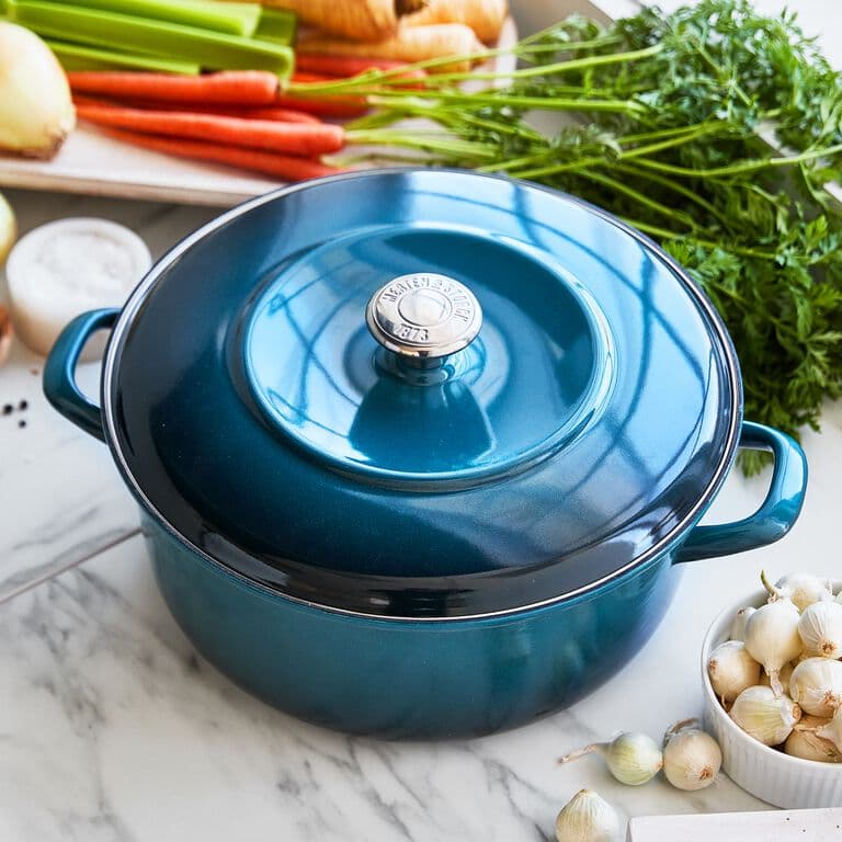 Merten & Storck Merten & Storck 1873 Enameled Iron Dutch Oven