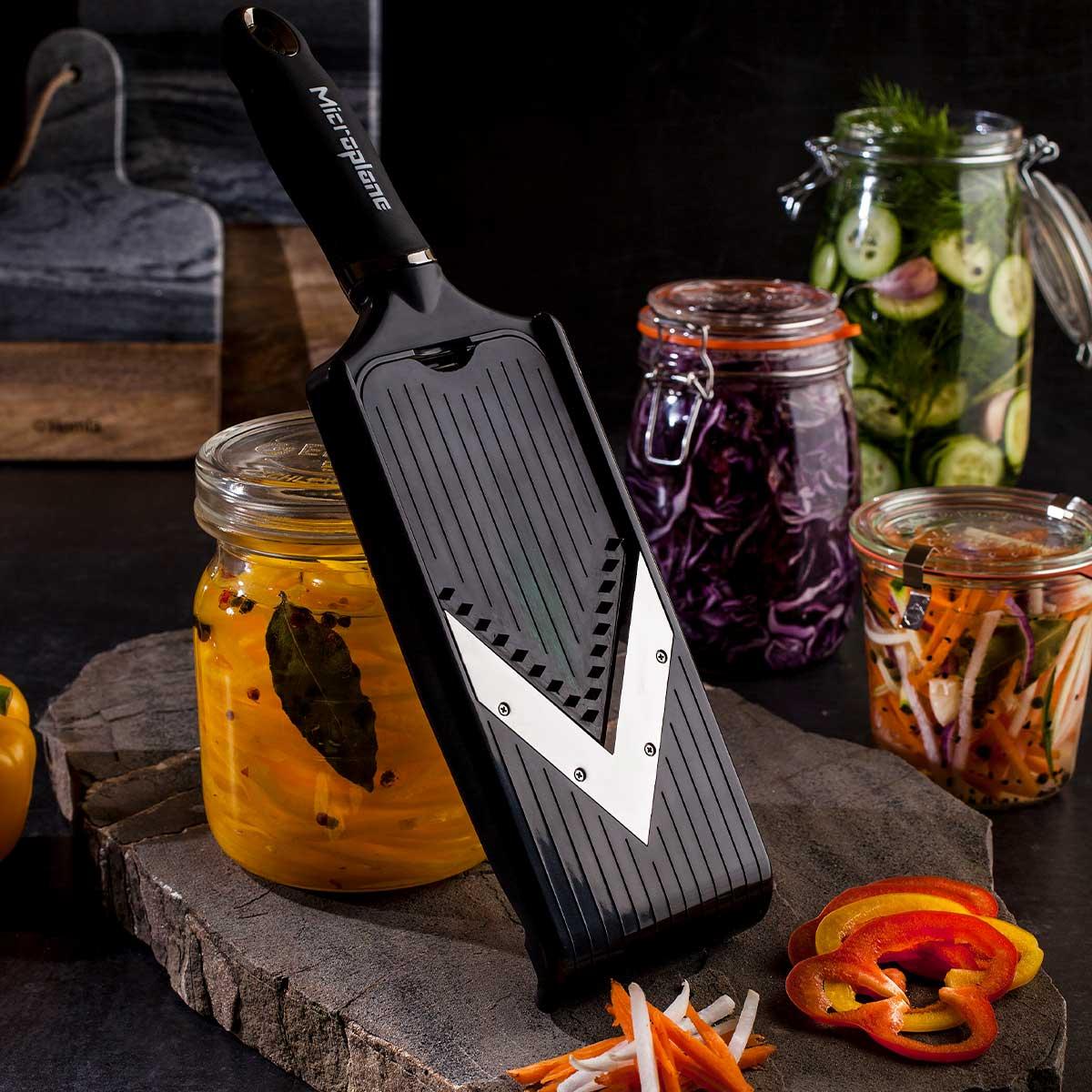 Microplane Adjustable V-Blade Slicer & Julienne