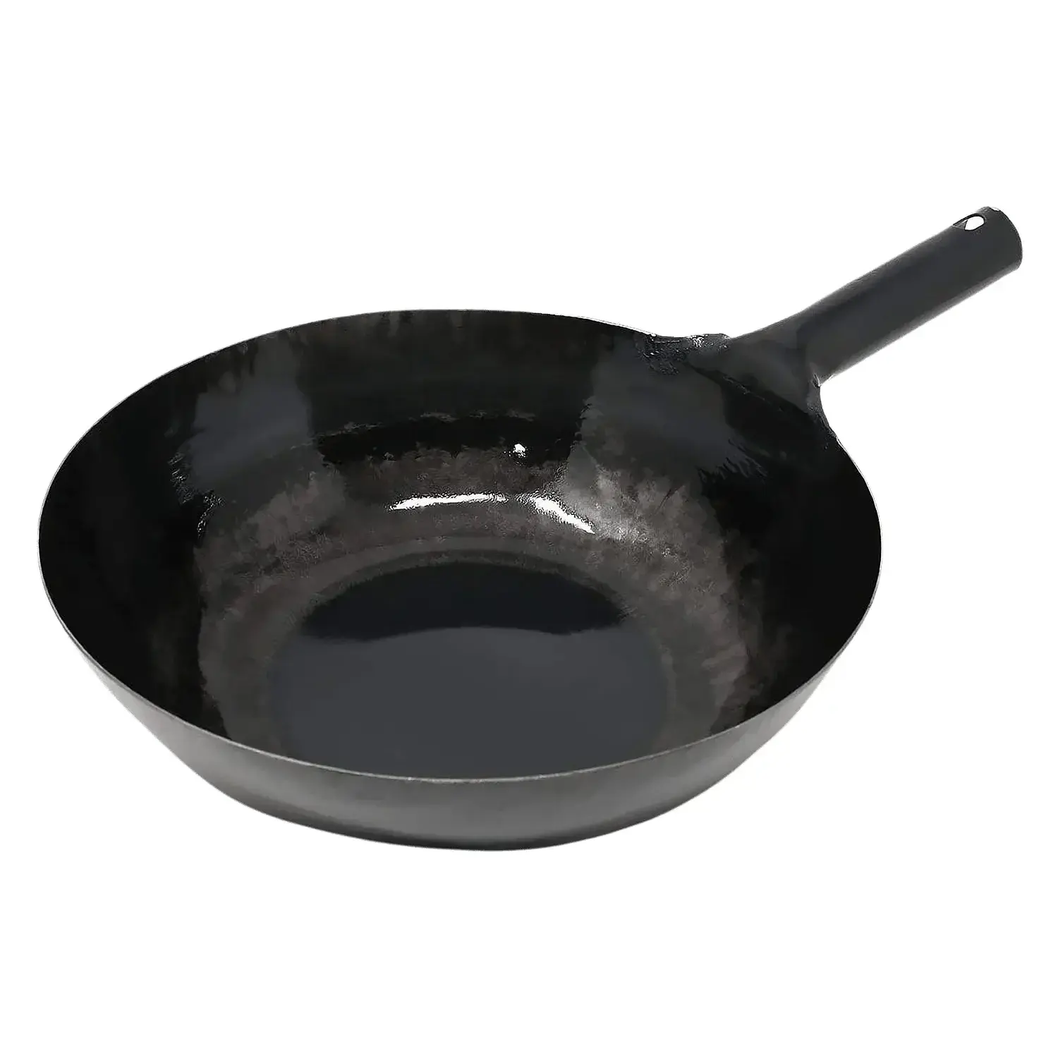 Yamada Kogyosho Yamada Kogyosho Uchidashi Hammered Steel Flat-Bottom Wok