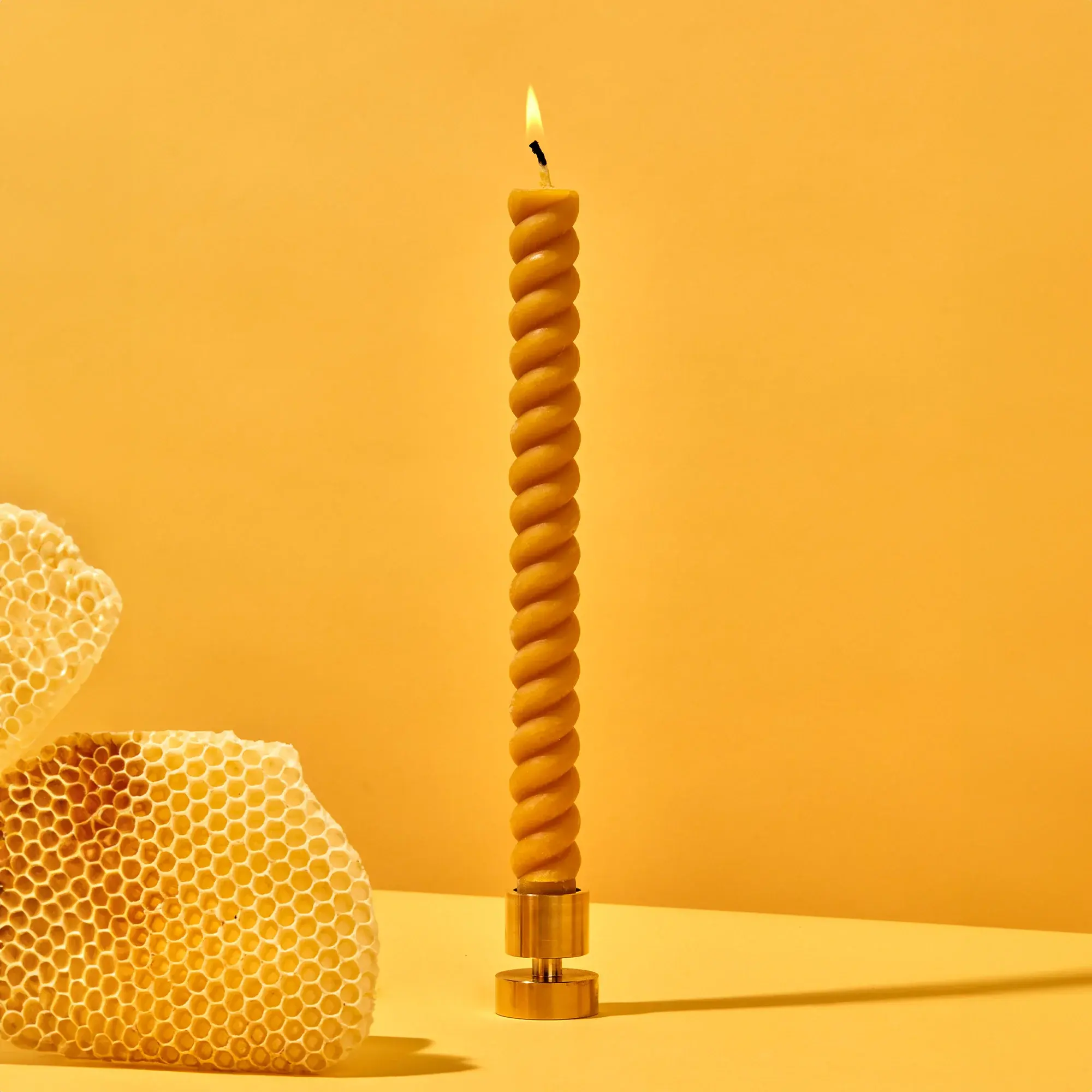 54Celsius Brass Taper Candle Holder