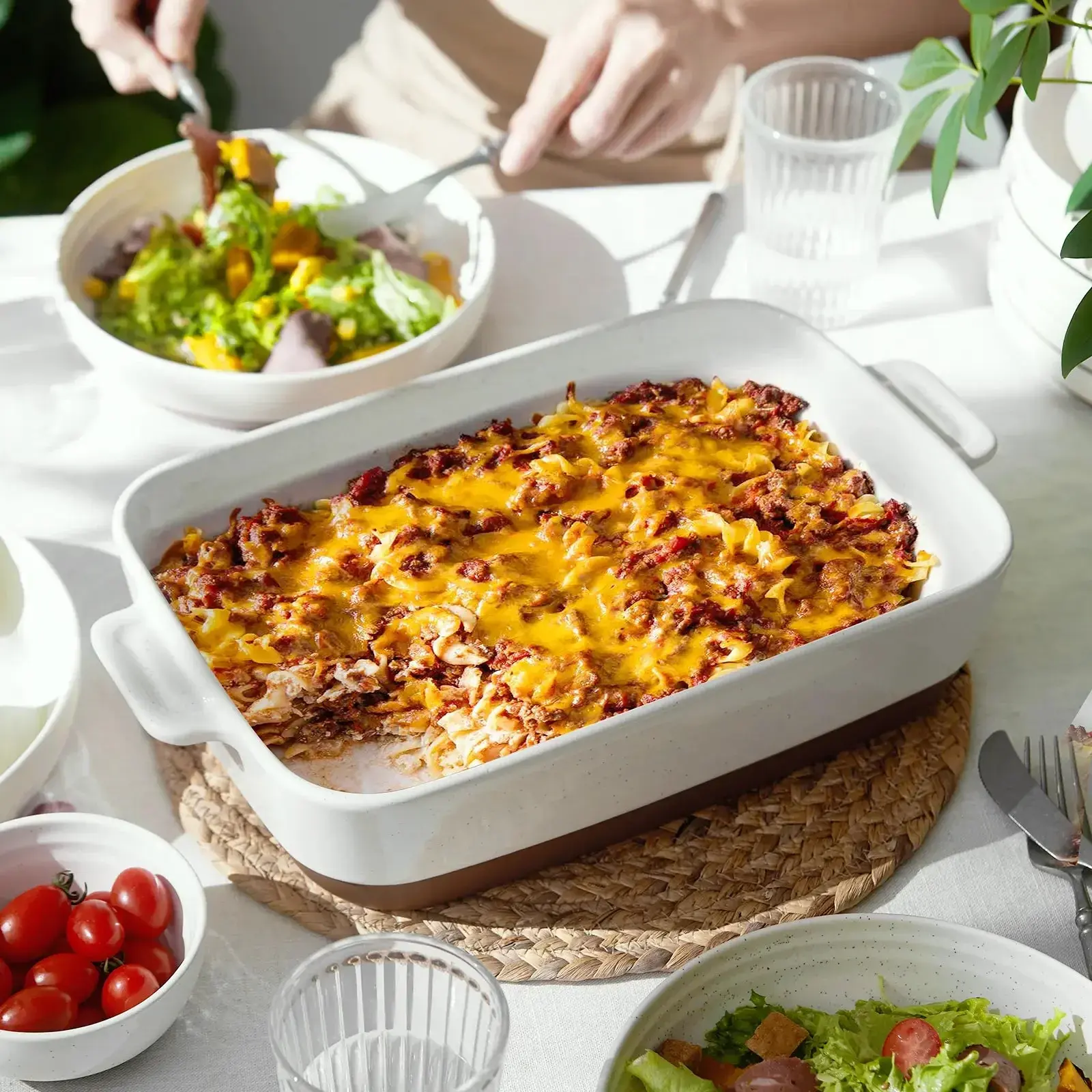 DOWAN 9x13 Ceramic Baking Dish