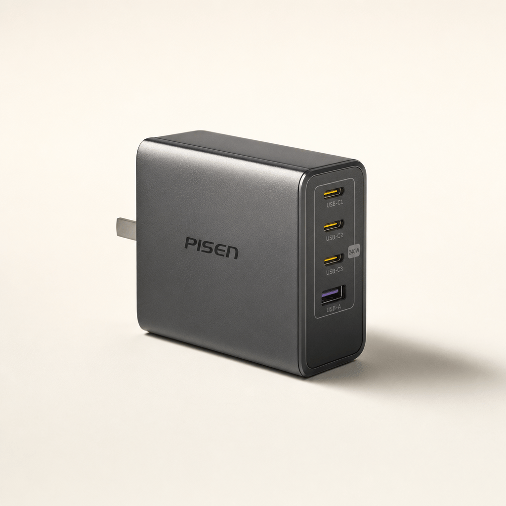 Pisen Pisen 160W 4-Port GaN Charger — GaN USB-C Wall Charger