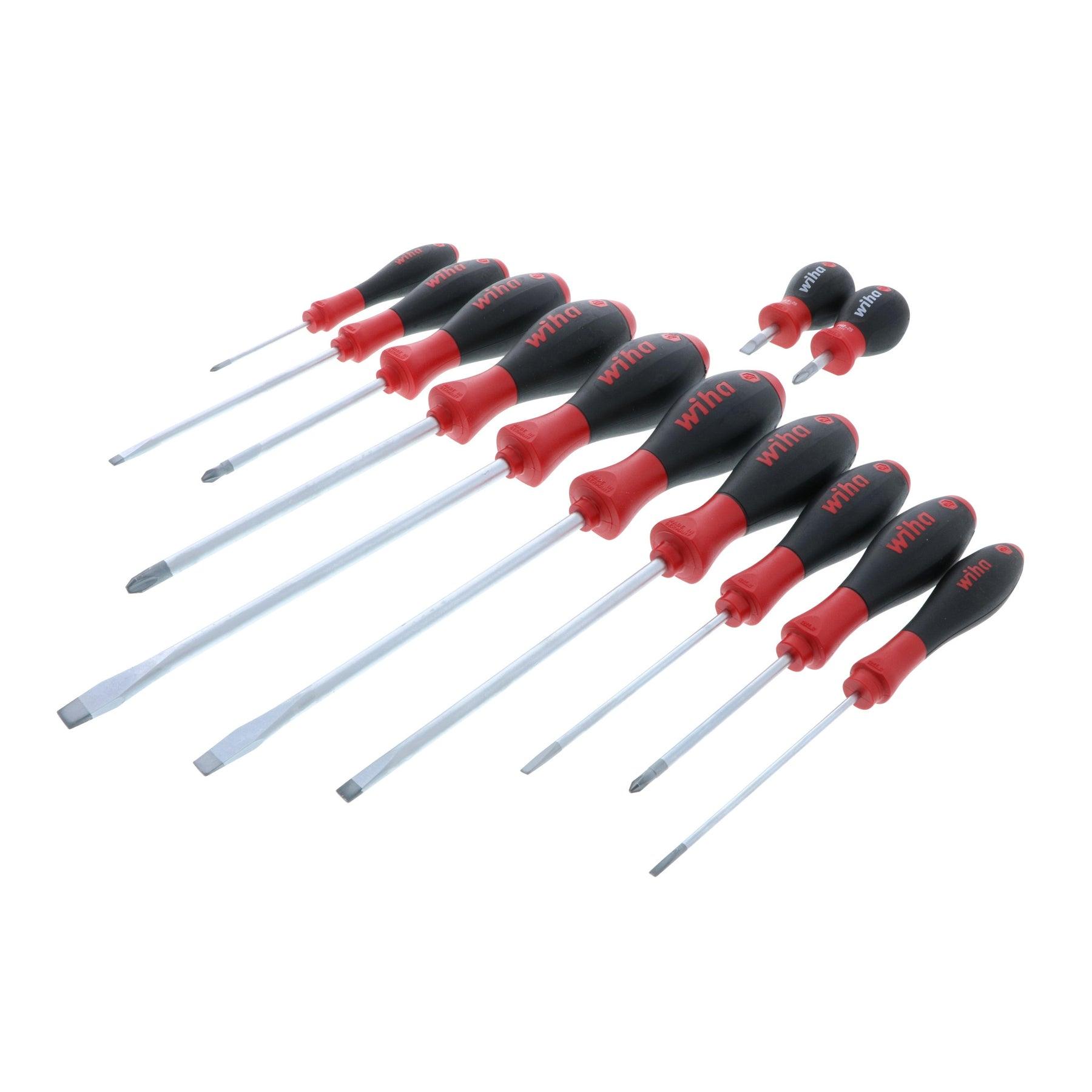 Wiha Wiha SoftFinish 12-Piece Slotted/Phillips Set