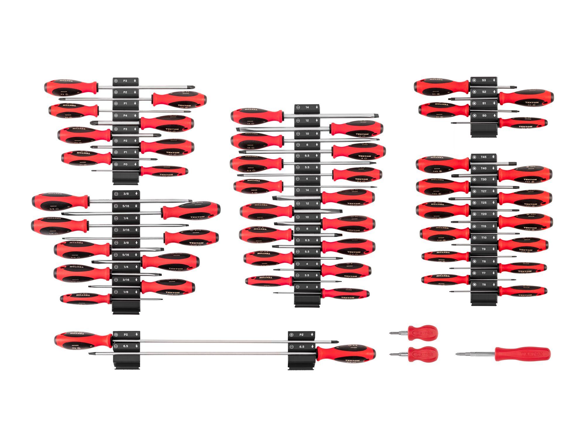 TEKTON TEKTON 54-Piece Phillips/Slotted/Torx/Square Set
