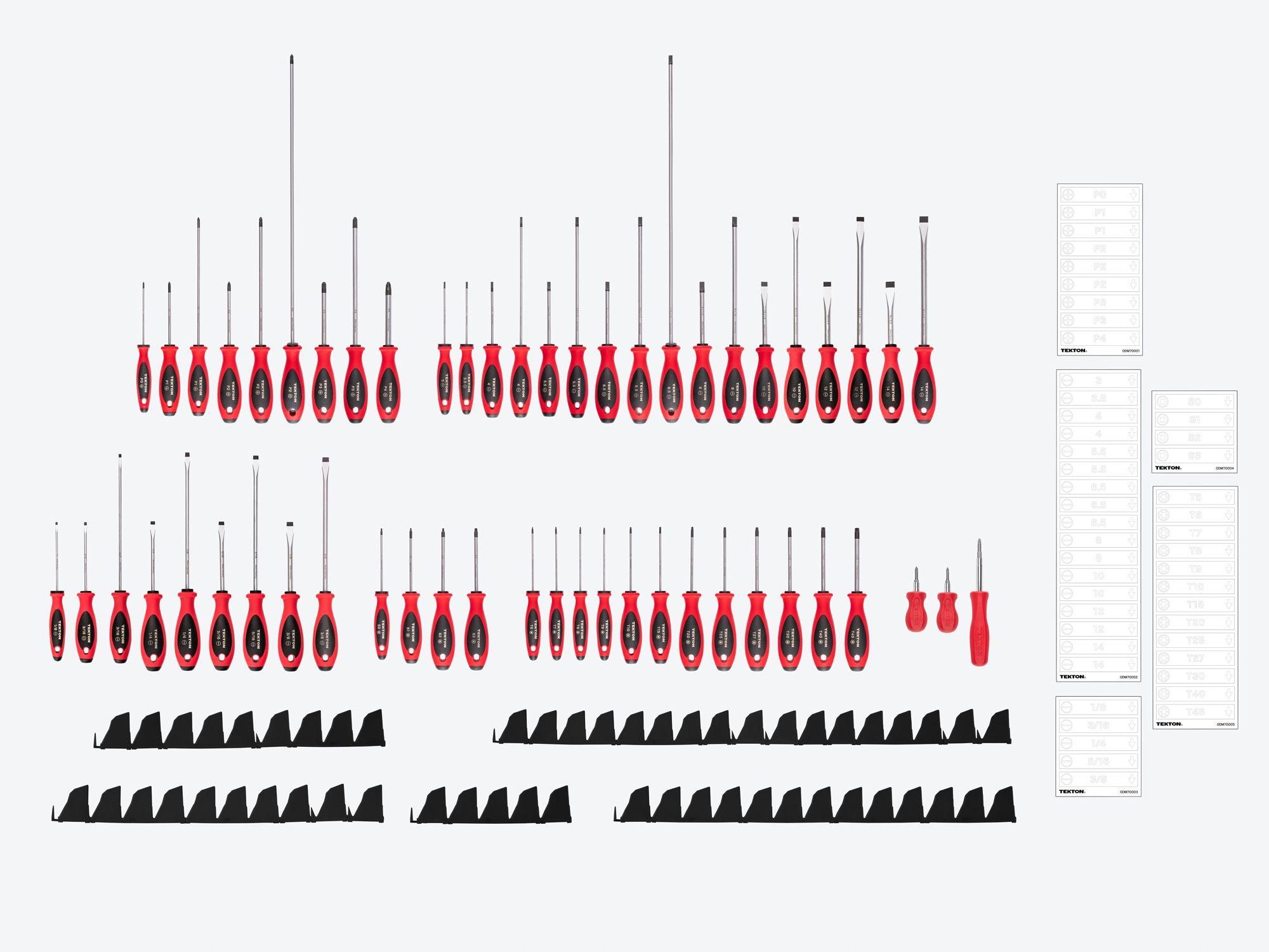 TEKTON TEKTON 54-Piece Phillips/Slotted/Torx/Square Set