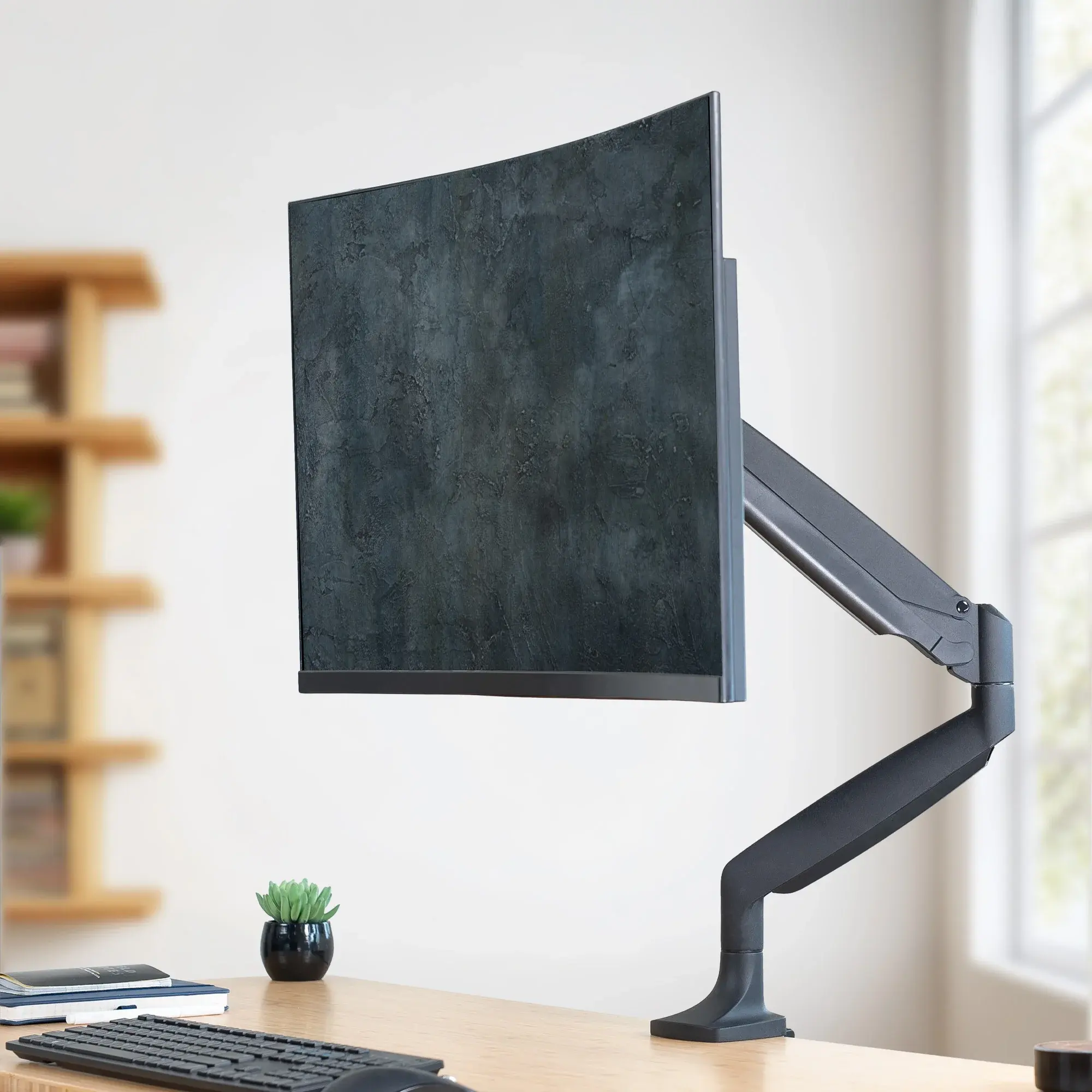 VIVO VIVO Pneumatic Single Monitor Desk Mount