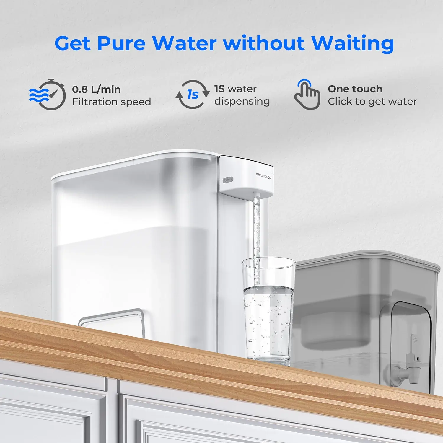 Waterdrop Waterdrop Mega Electric Water Filter Pitcher