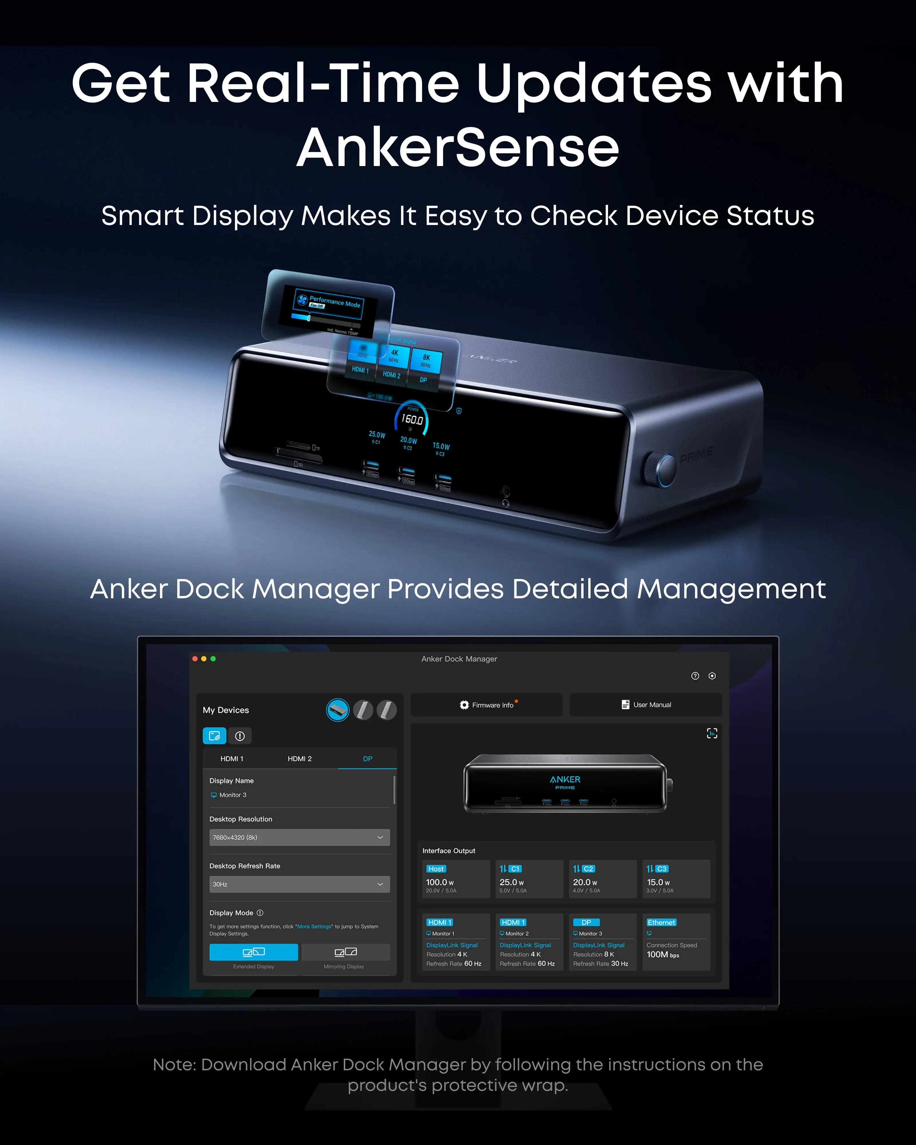 Anker Anker Prime 14-in-1 Triple Display DisplayLink Docking Station