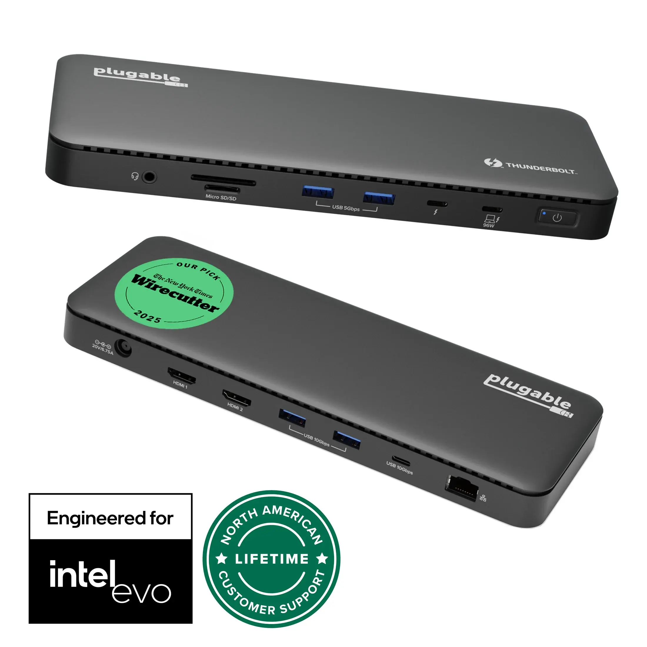 Plugable Plugable TBT4-UD5 Thunderbolt 4 Dock