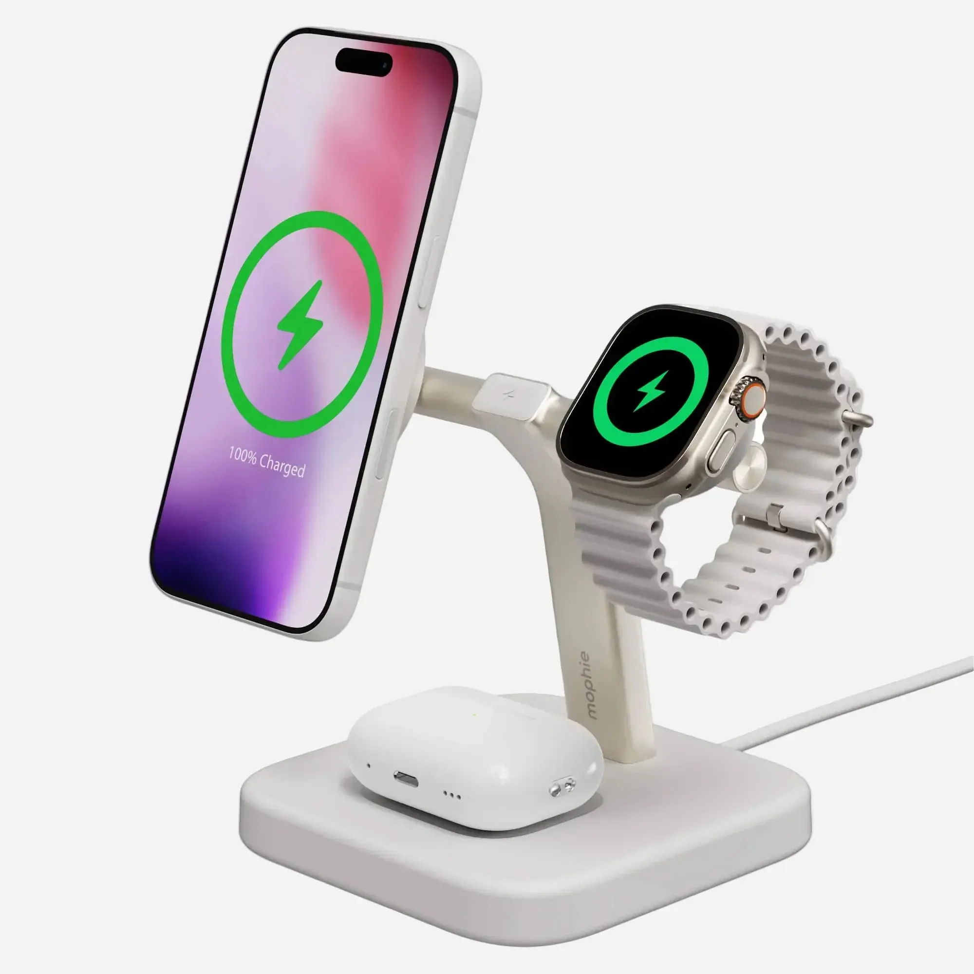 mophie mophie Qi2 3-in-1 Wireless Charging Stand