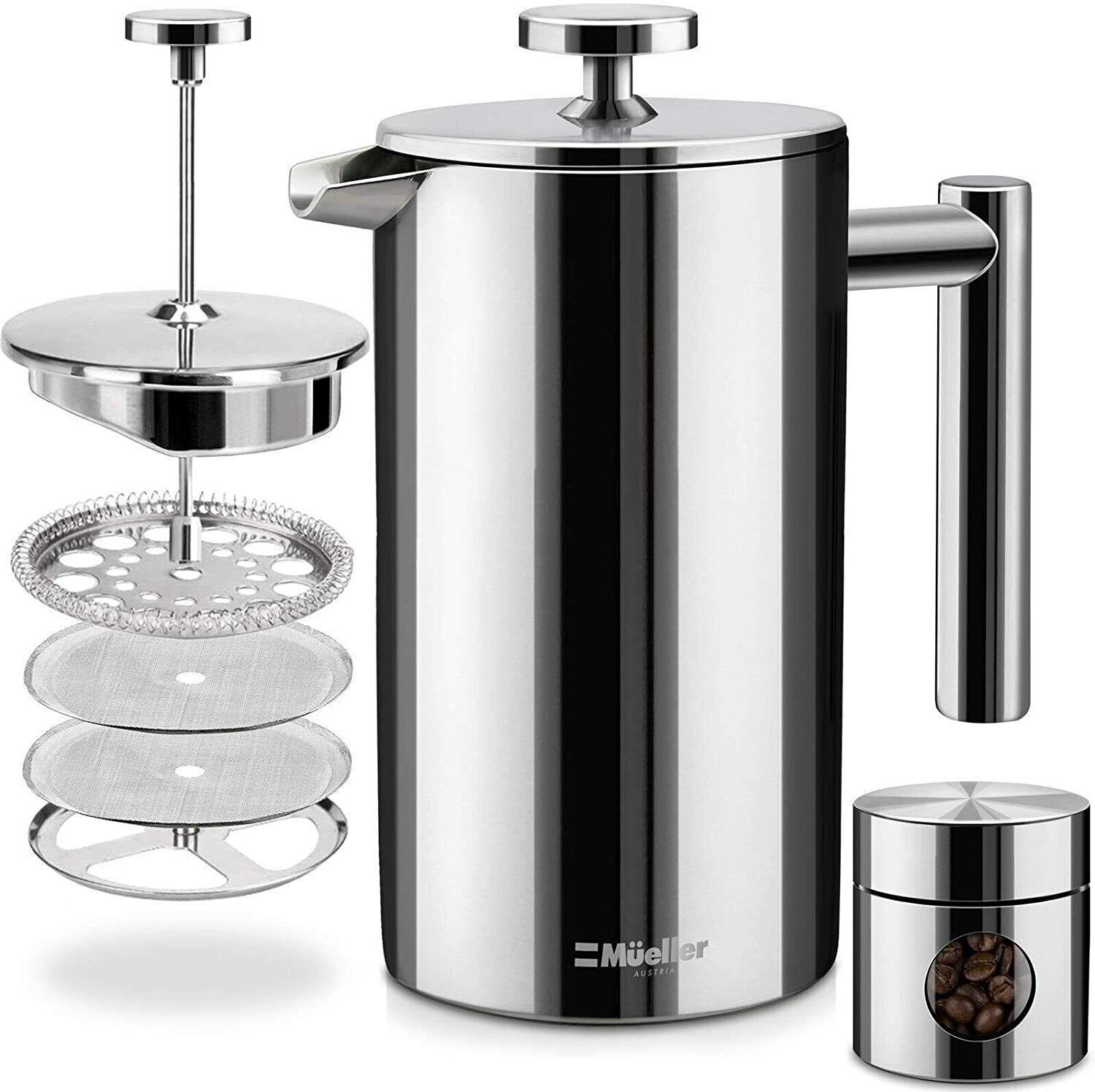 Mueller Mueller Stainless Steel French Press