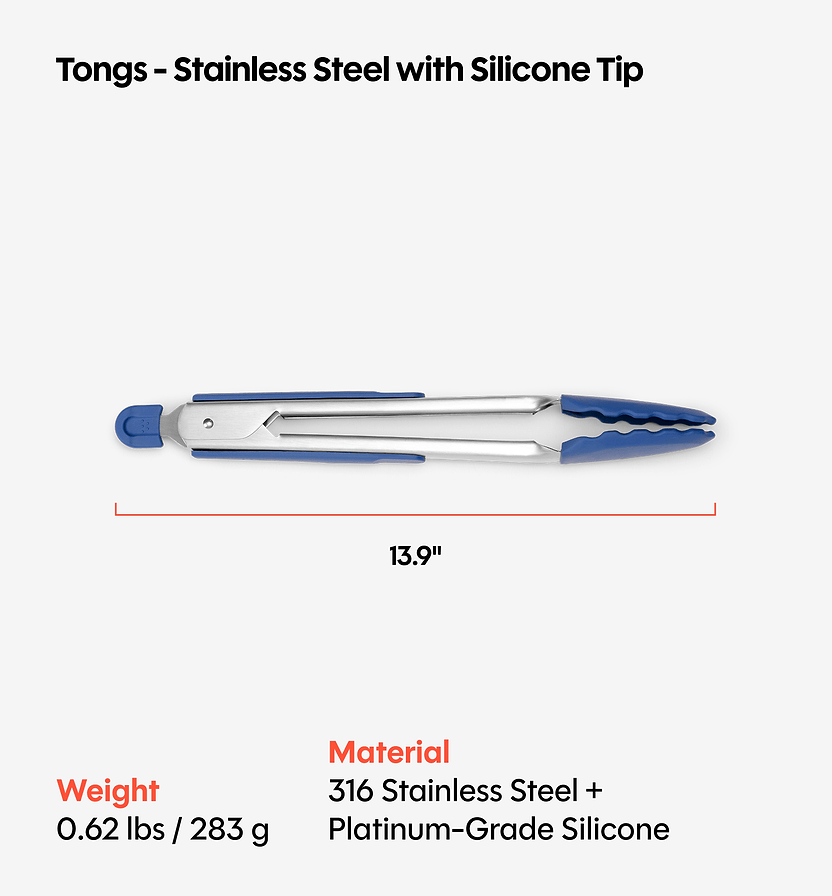 Misen Misen Silicone Tongs