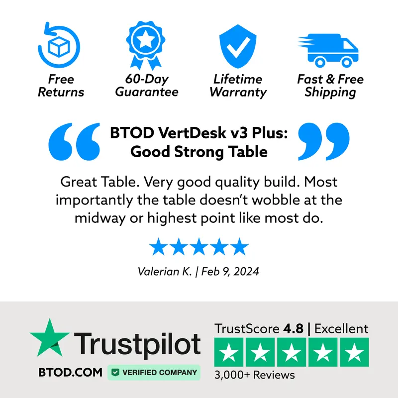 BTOD BTOD VertDesk v3+