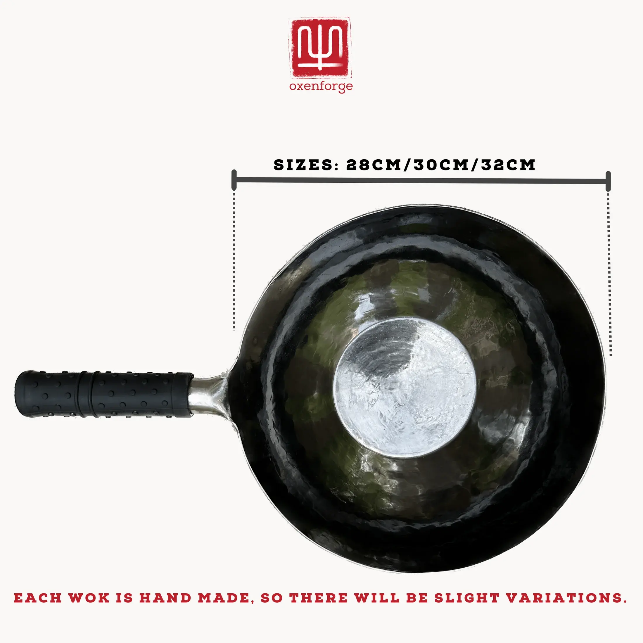 Oxenforge Oxenforge Hand-Hammered Flat-Bottom Wok