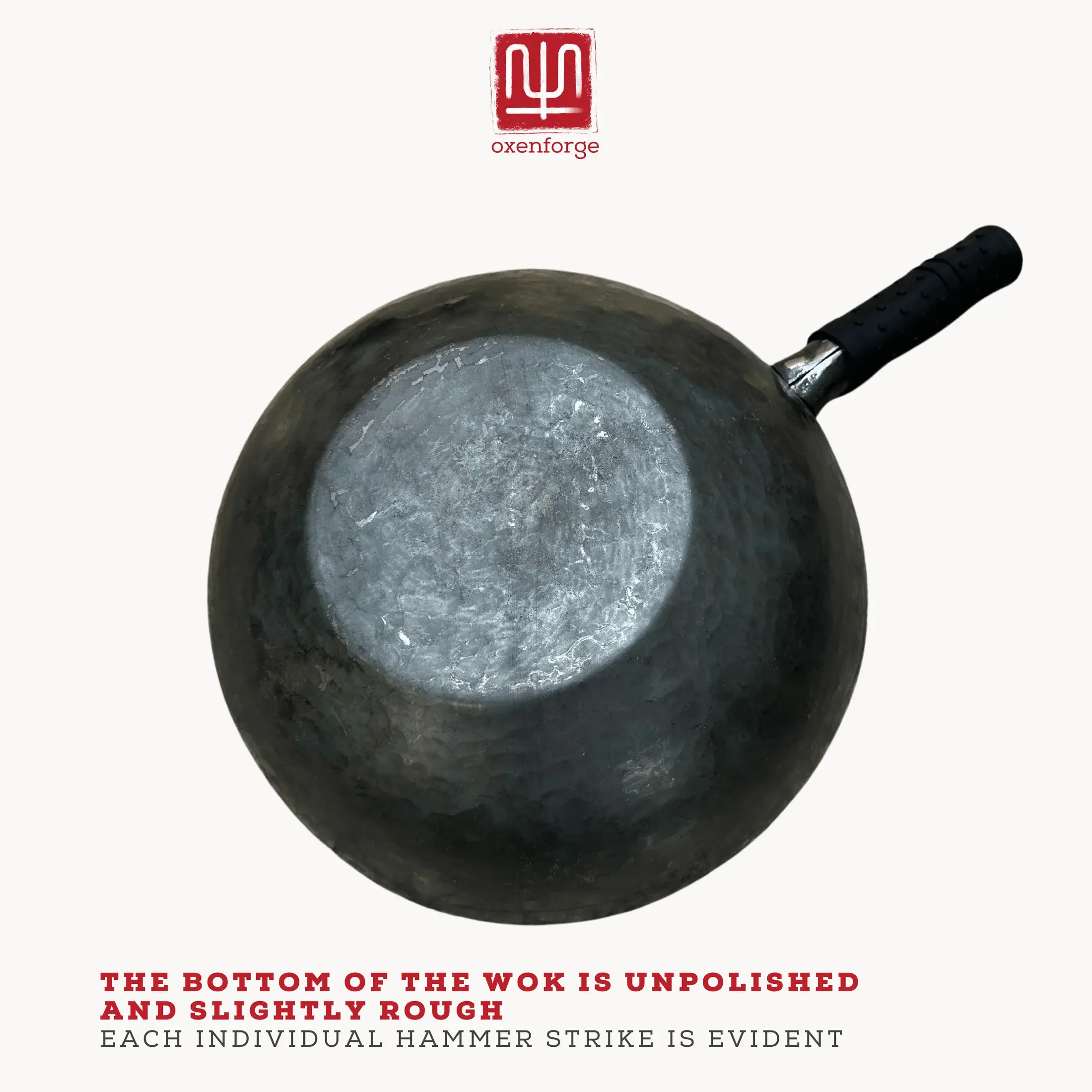 Oxenforge Oxenforge Hand-Hammered Flat-Bottom Wok