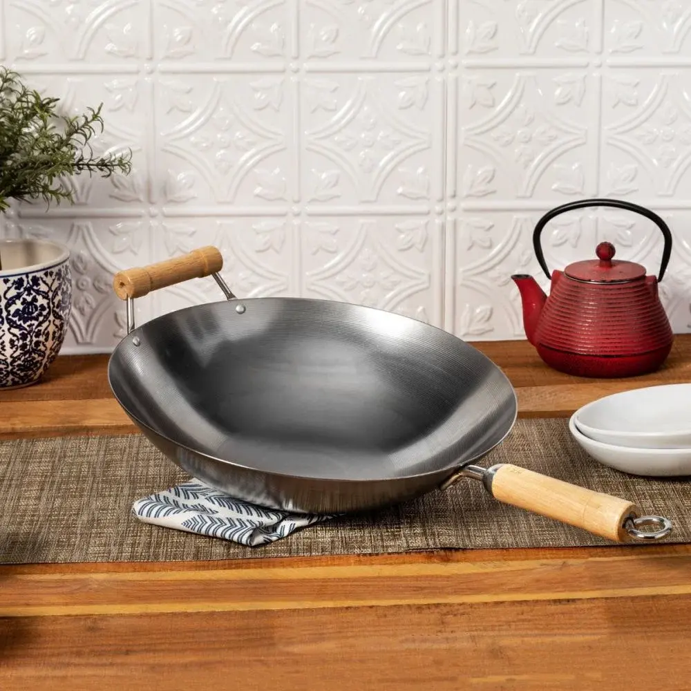 Joyce Chen Joyce Chen 14-Inch Flat-Bottom Wok