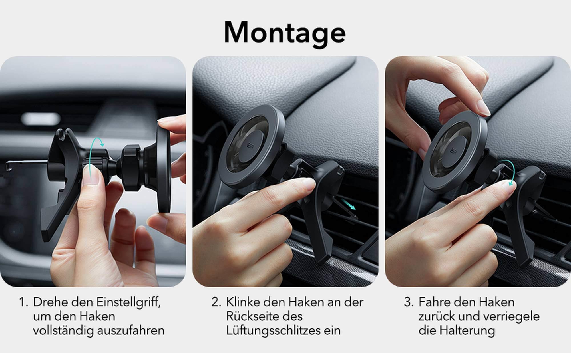 ESR ESR HaloLock Magnetic Vent Car Phone Mount