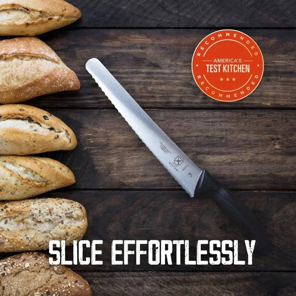 Mercer Culinary Millennia Wide Wavy Edge Bread Knife 10 in
