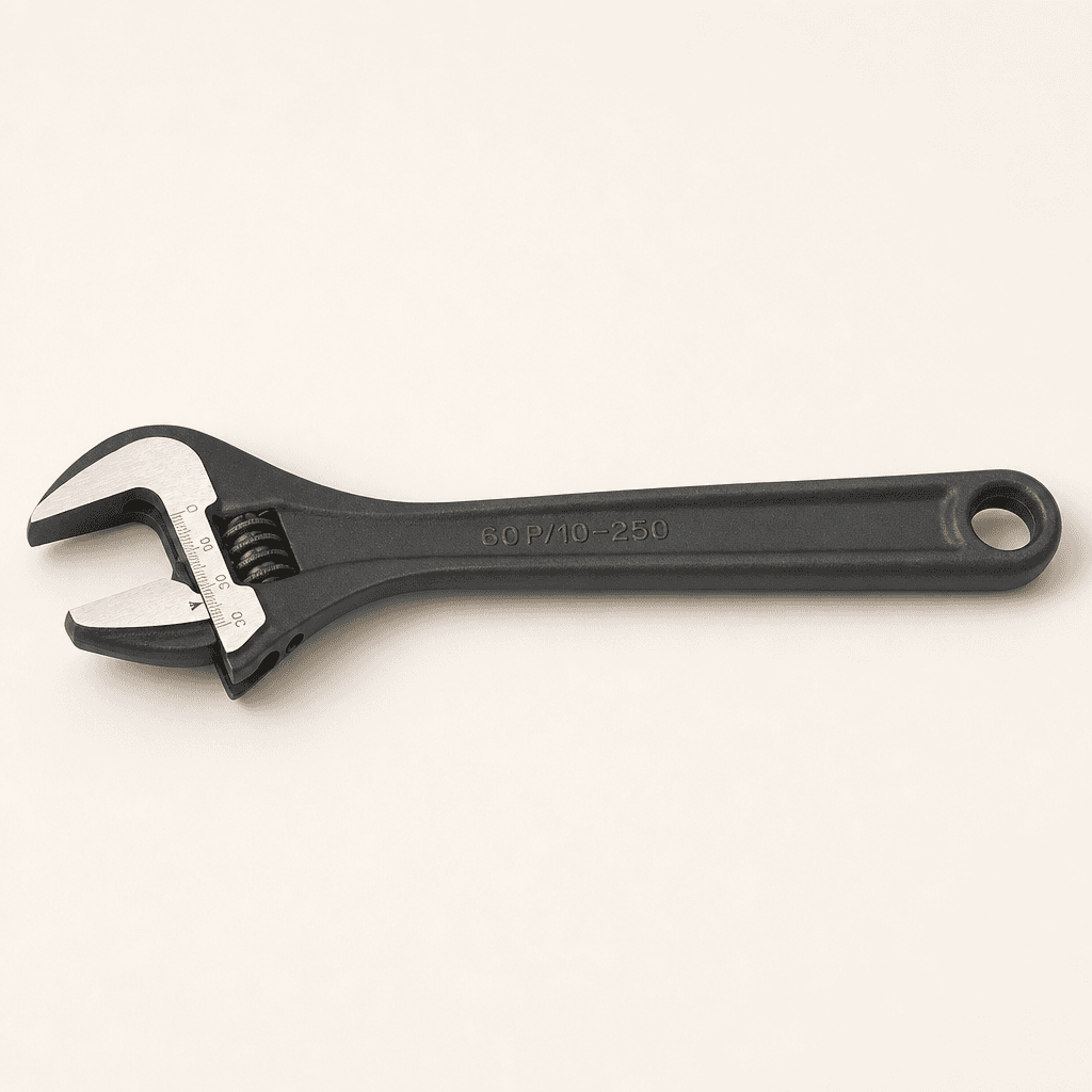 Gedore Adjustable Spanner, Open End — Adjustable Wrench