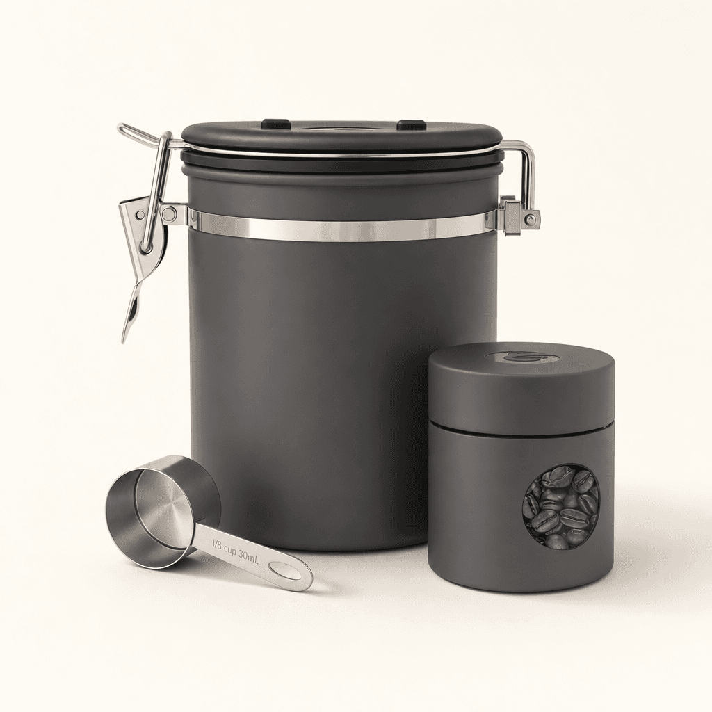 Coffee Gator Stainless Steel Coffee Canister — Coffee Storage Canister