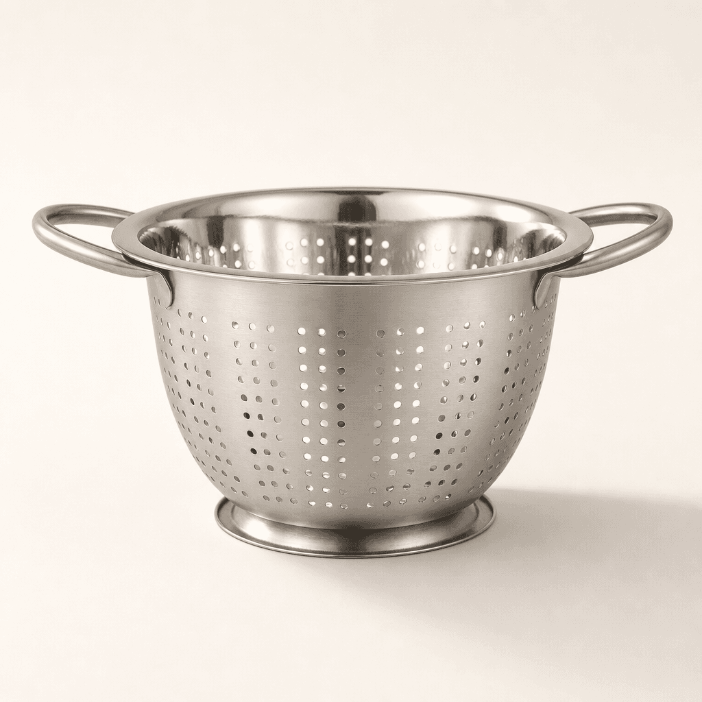 Rösle Rösle Stainless Steel Round Handle Kitchen Strainer — Colander / Strainer