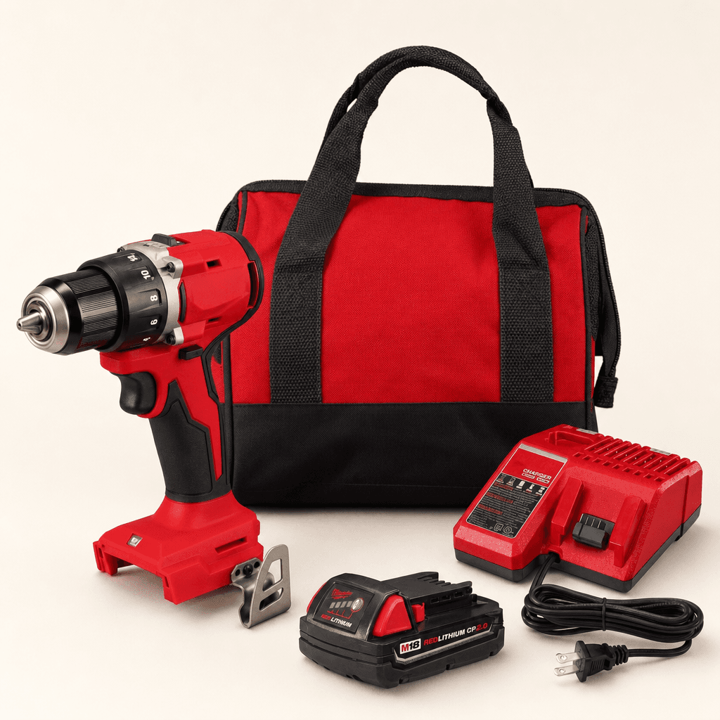 Milwaukee M18 Compact Brushless 1/2 in. Drill/Driver Kit — Cordless Drill/Driver
