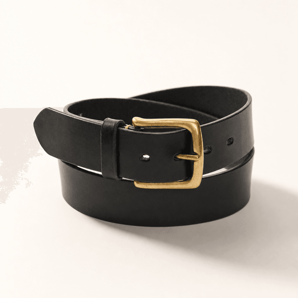 Kobashi Studio Hand-Stitched Belt “Kihon” — EDC Leather Belt