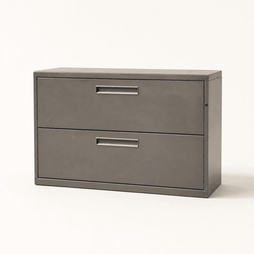 Lorell Lorell Fortress 42-Inch Four-Drawer Lateral File — Filing Cabinet