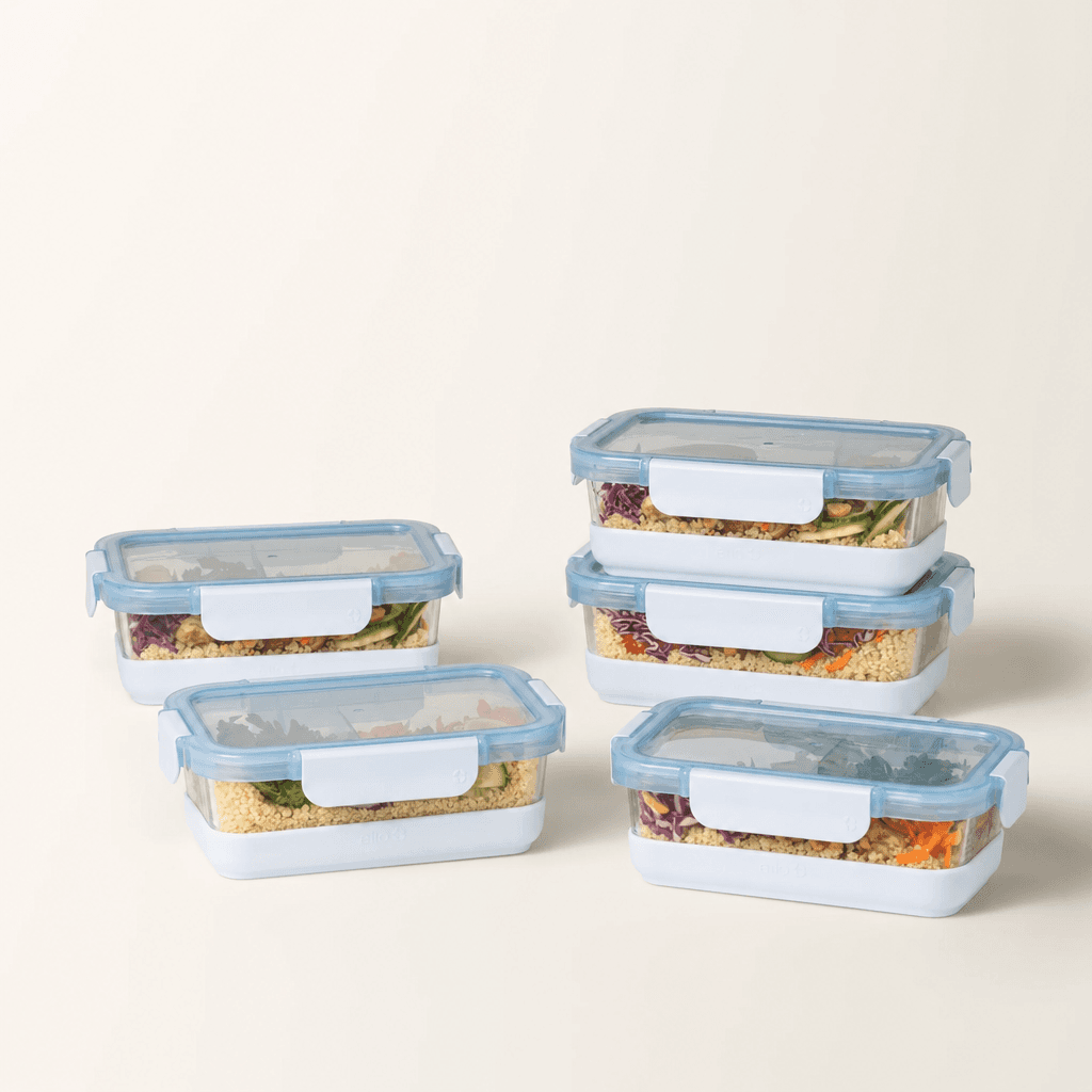 Ello Ello Duraglass Refresh 10-Piece Meal Prep Set — Food Storage Containers