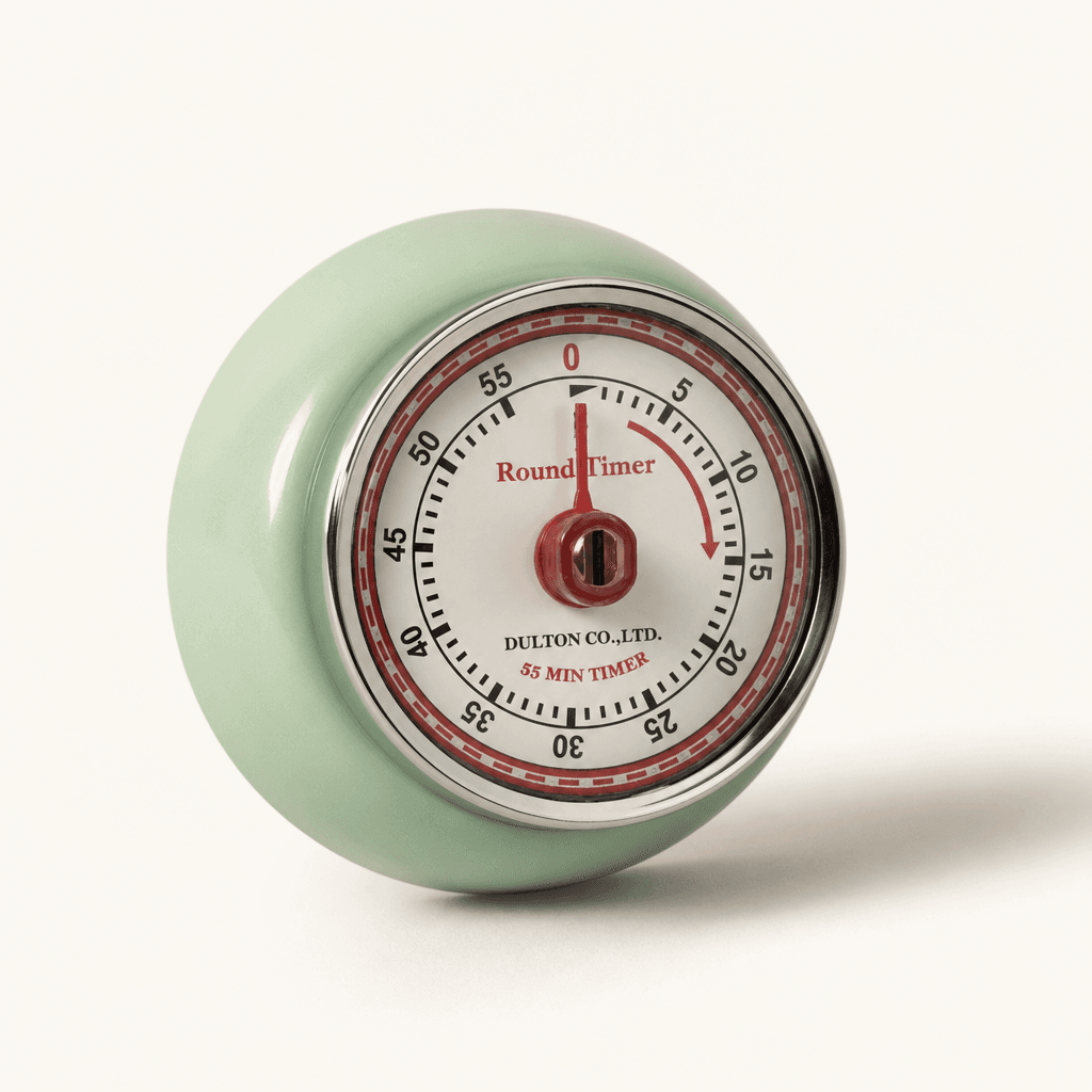 DULTON Kitchen Timer W/Magnet — Mechanical Cooking Timer