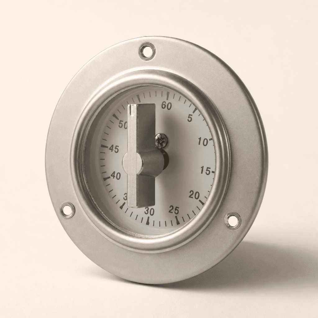 Giemme Spoleto Built-in Timer for Ovens or Other Appliances — Mechanical Cooking Timer