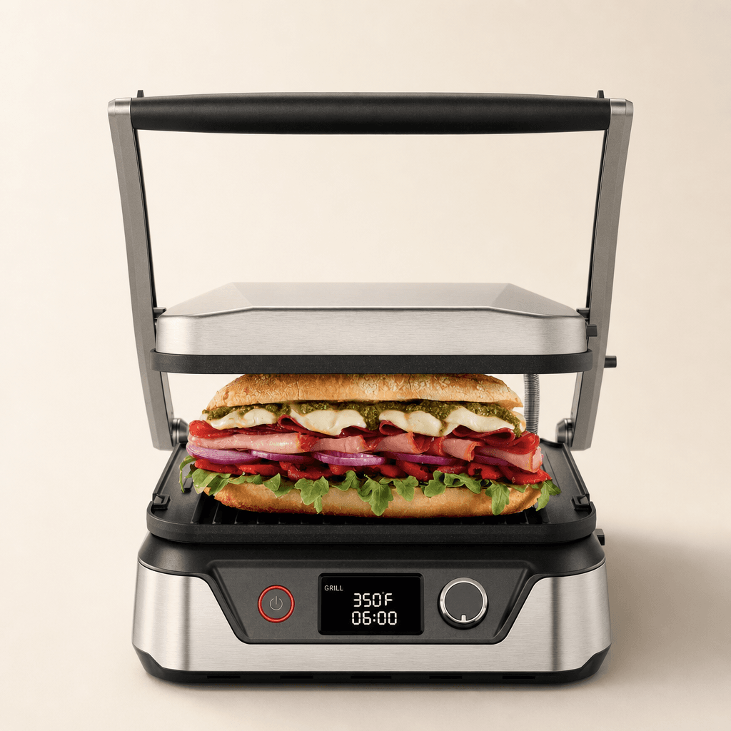 Chefman 5-in-1 Digital Panini Press Grill — Panini Press / Sandwich Maker