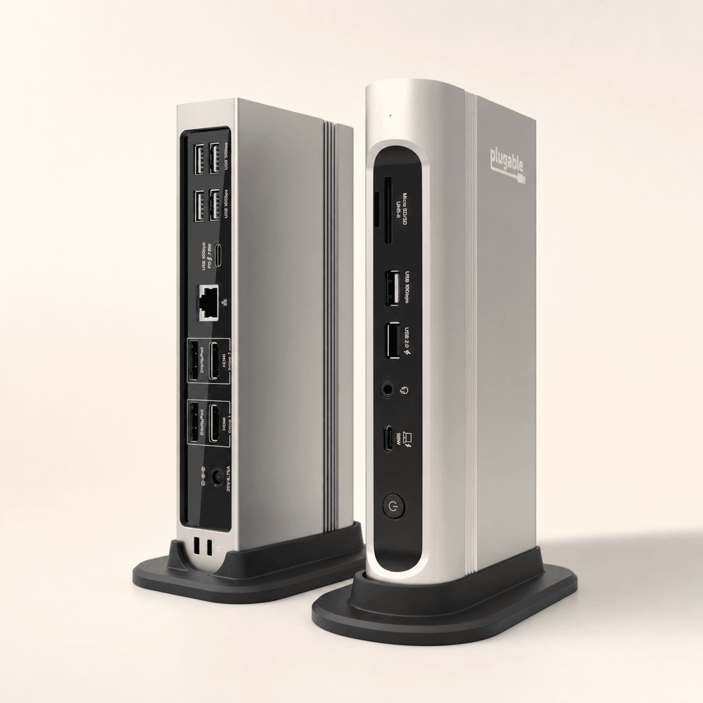 Plugable Plugable TBT4-UDZ Thunderbolt 4 & USB4 Quad Display Dock — USB-C Docking Station