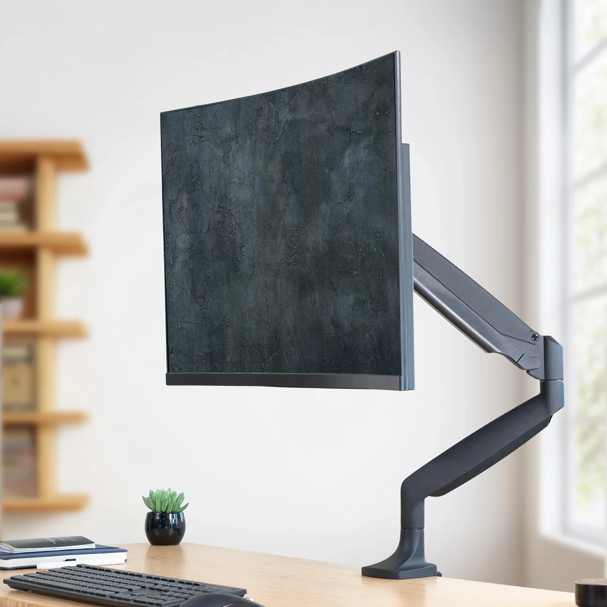 VIVO VIVO Pneumatic Single Monitor Desk Mount