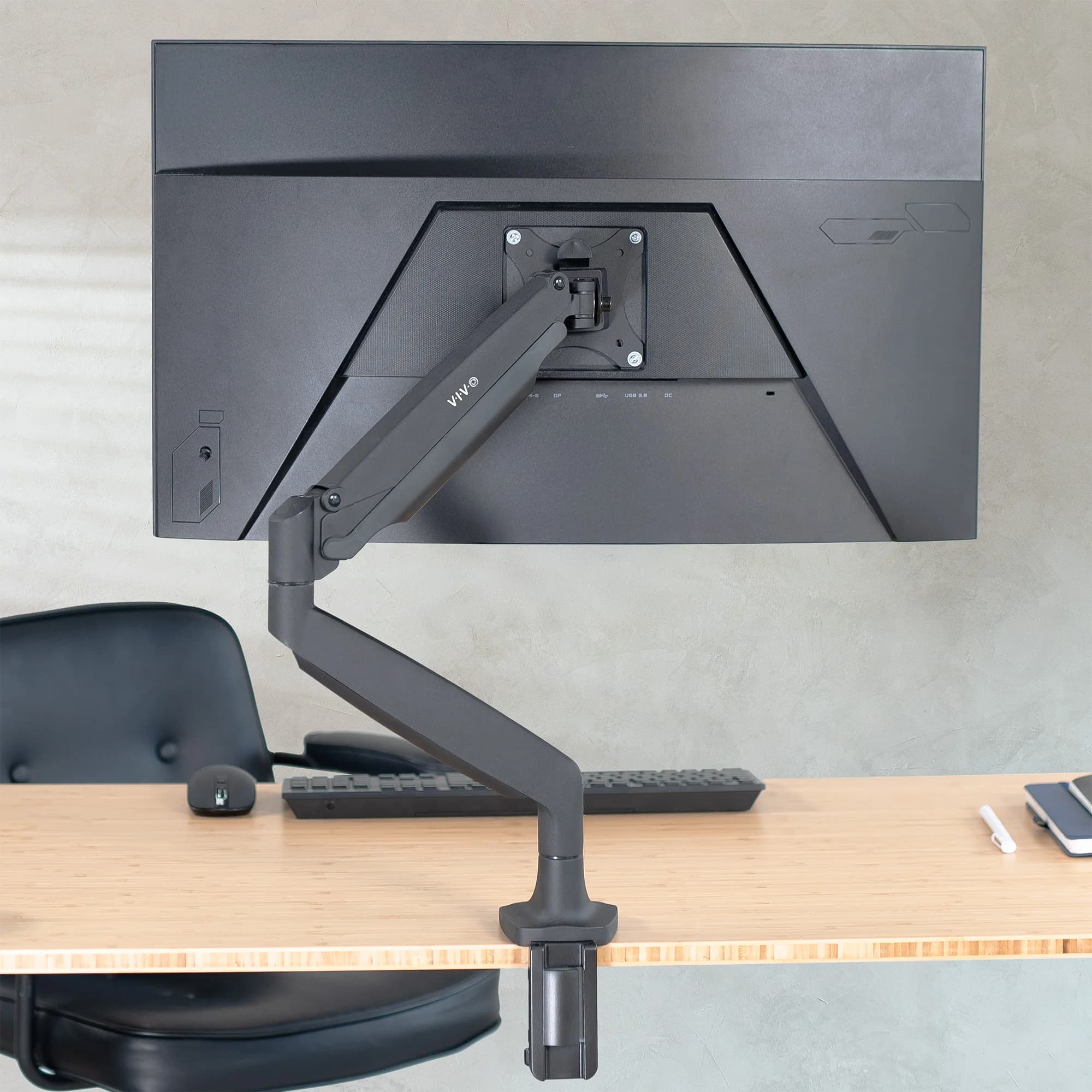 VIVO VIVO Pneumatic Single Monitor Desk Mount