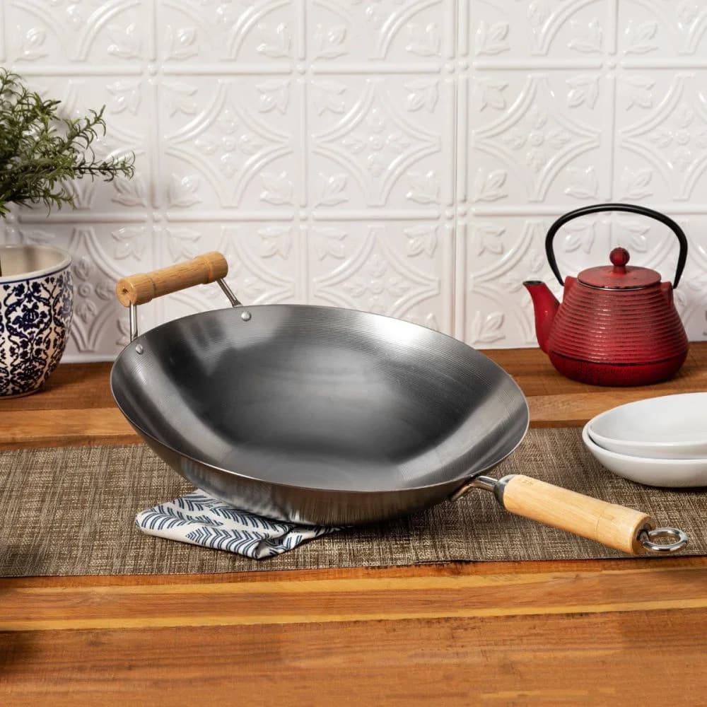 Joyce Chen Joyce Chen 14-Inch Flat-Bottom Wok