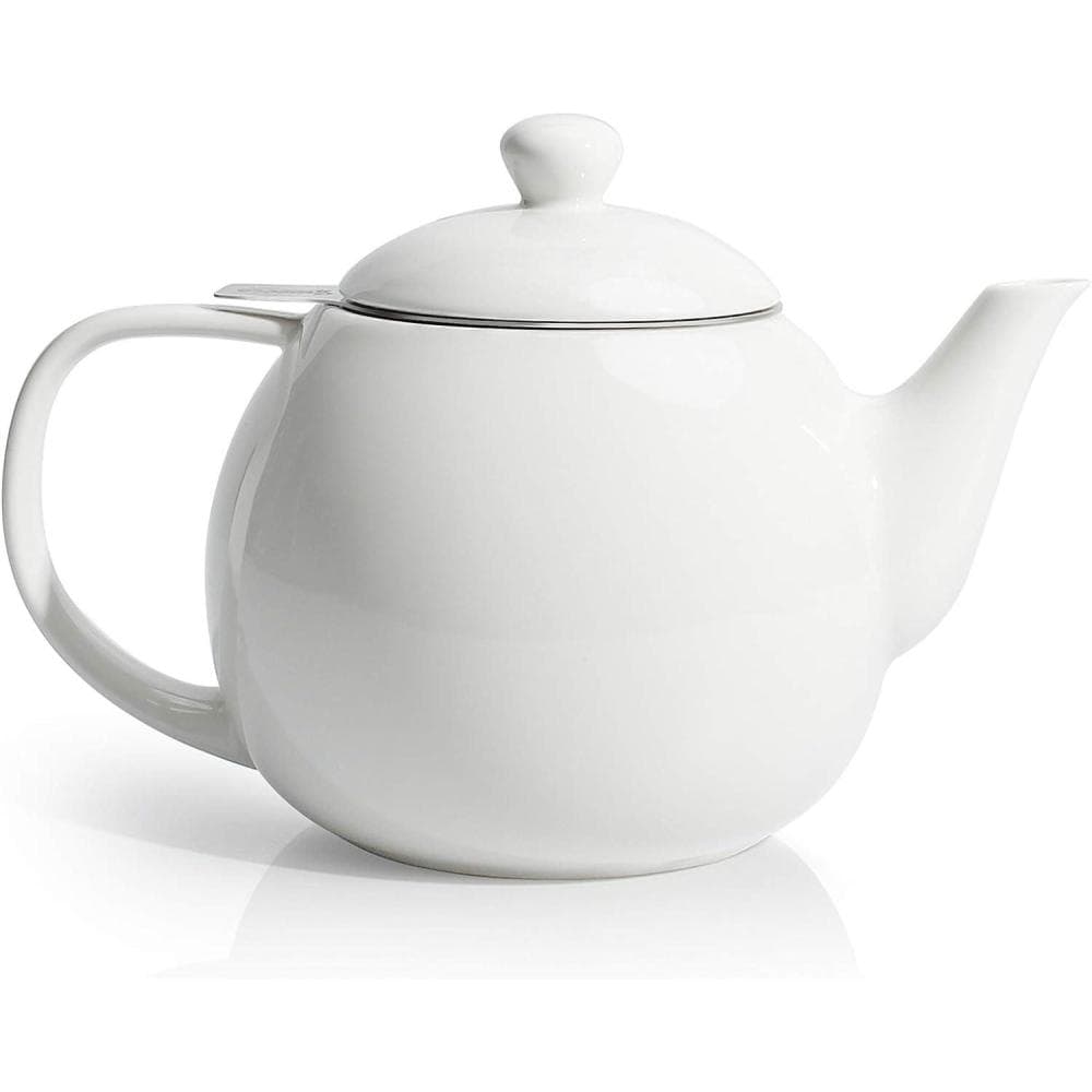 Sweese 27 oz Porcelain Teapot with Stainless-Steel Infuser