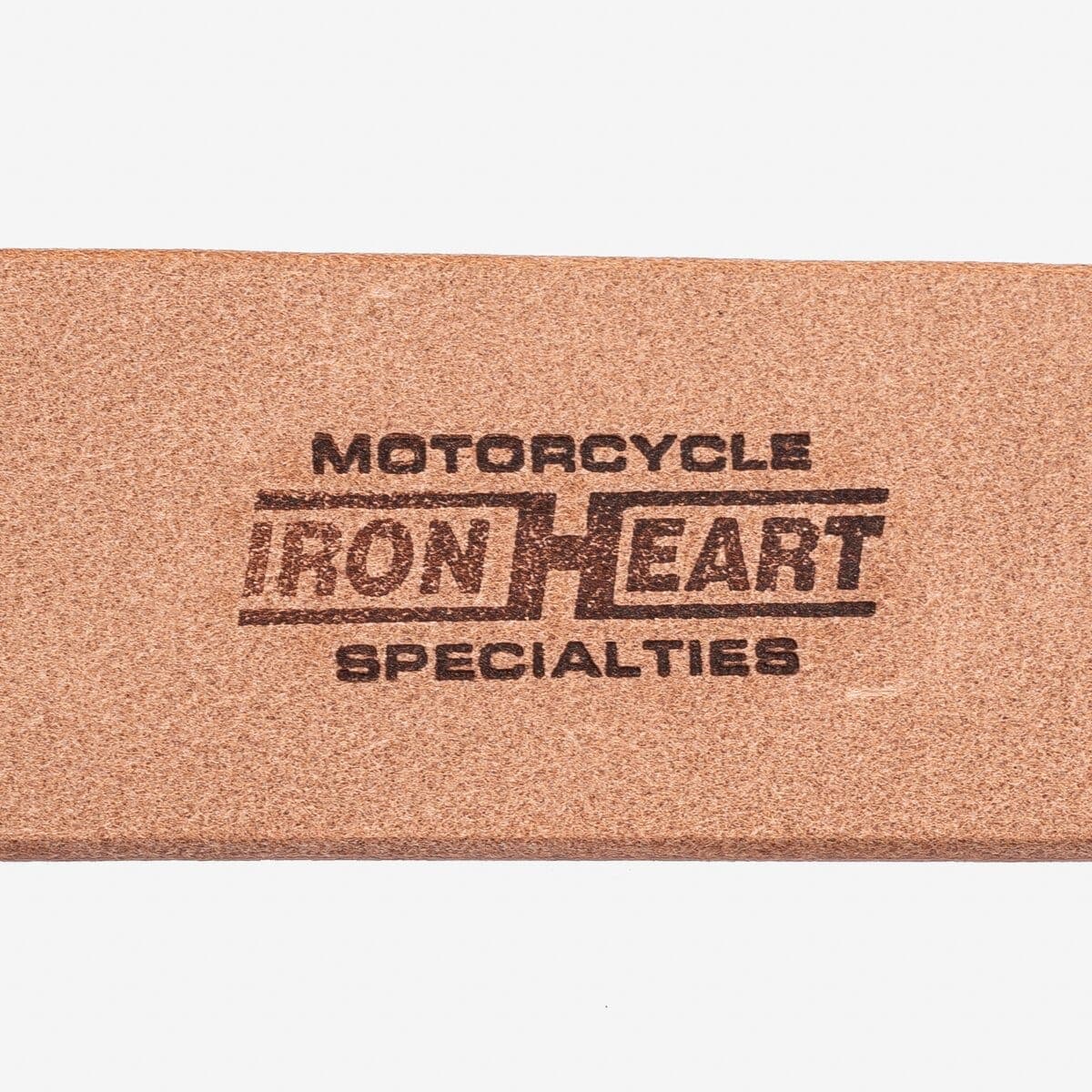 Iron Heart Heavy Duty Tochigi Leather Belt — Natural