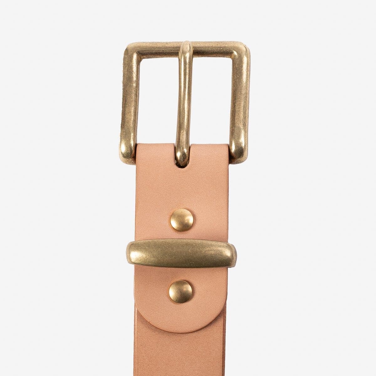 Iron Heart Heavy Duty Tochigi Leather Belt — Natural