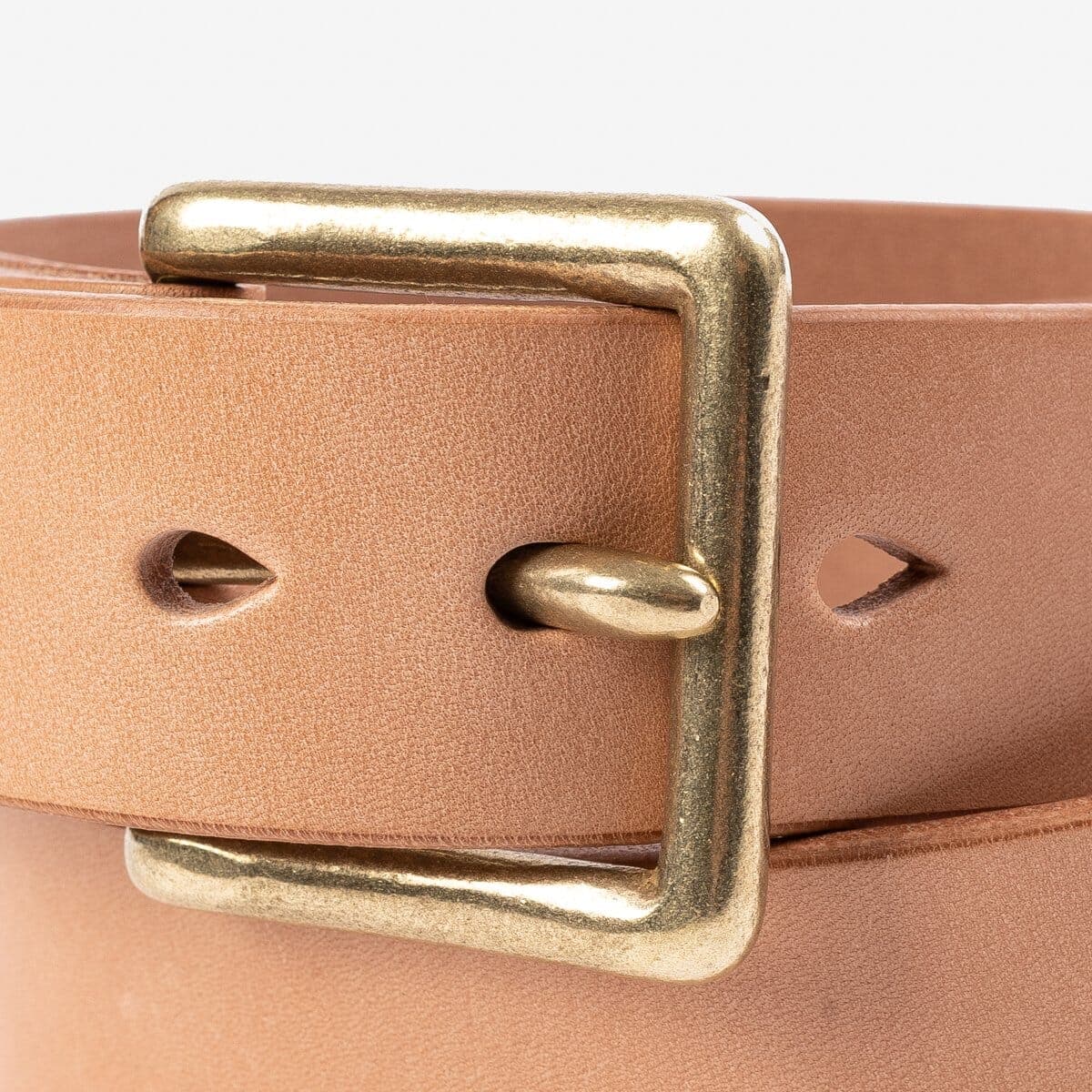 Iron Heart Heavy Duty Tochigi Leather Belt — Natural