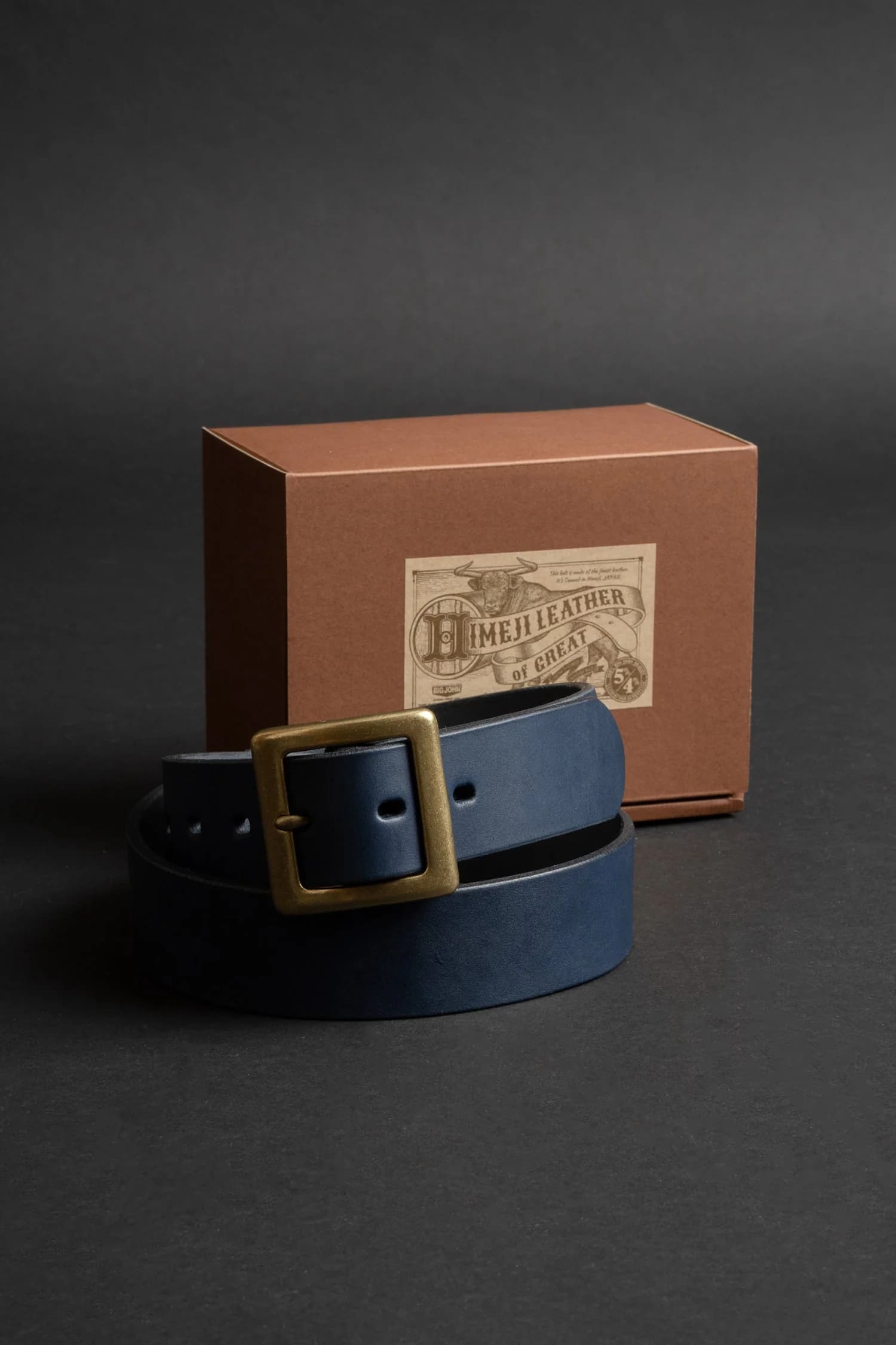 BIG JOHN VBLT03 Himeji Leather Original Belt