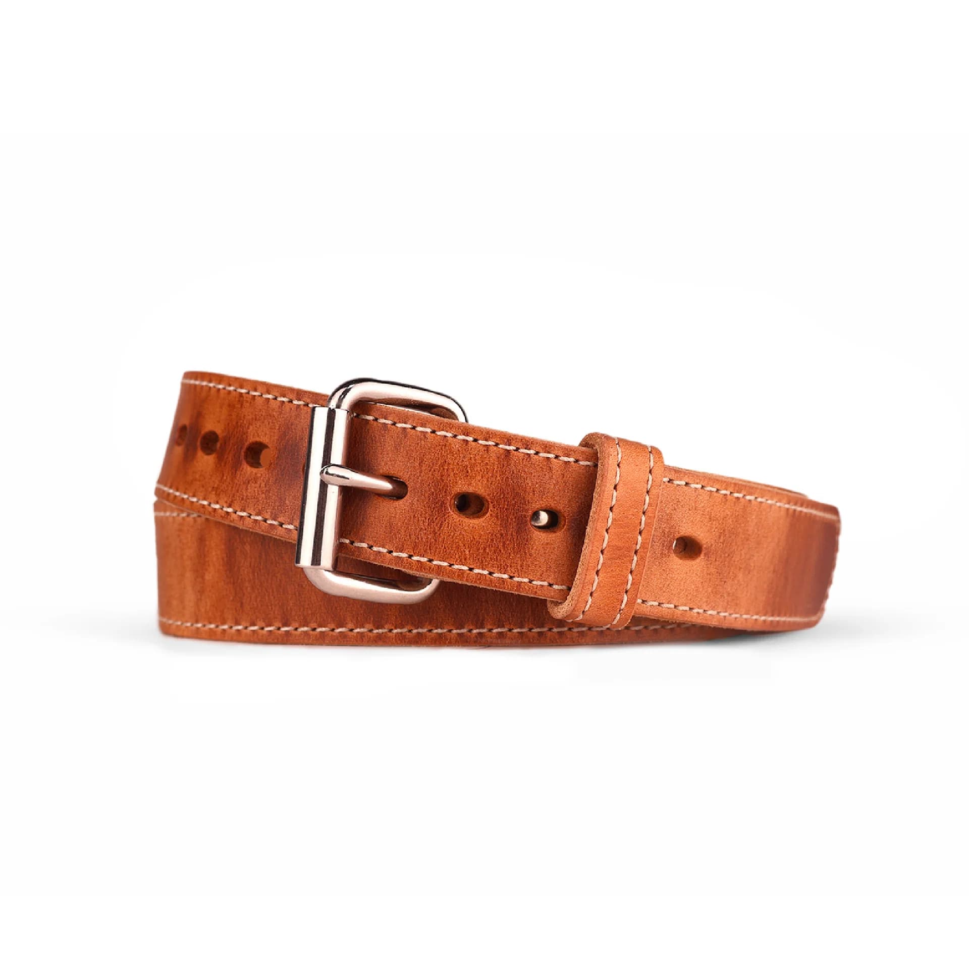 Daltech Force RoughCut Natural Full-Grain Leather Gun Belt