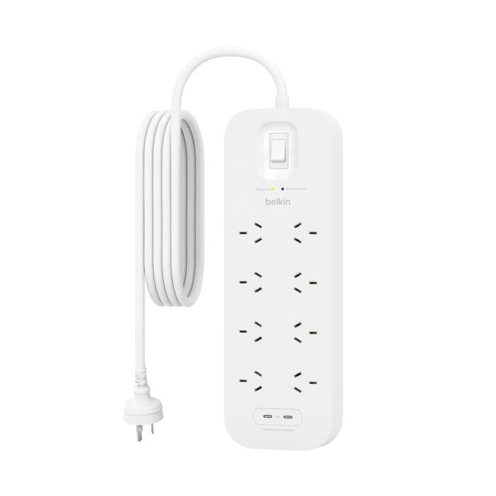 Belkin 8-Outlet Surge Protector with Dual USB-C 30W